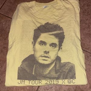 Vintage John Mayer Tour Shirt Yellow XO 2017 Concert Shirt